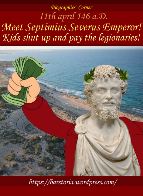 In the photomontage the last advice of Septimius Severus to his litigious sons